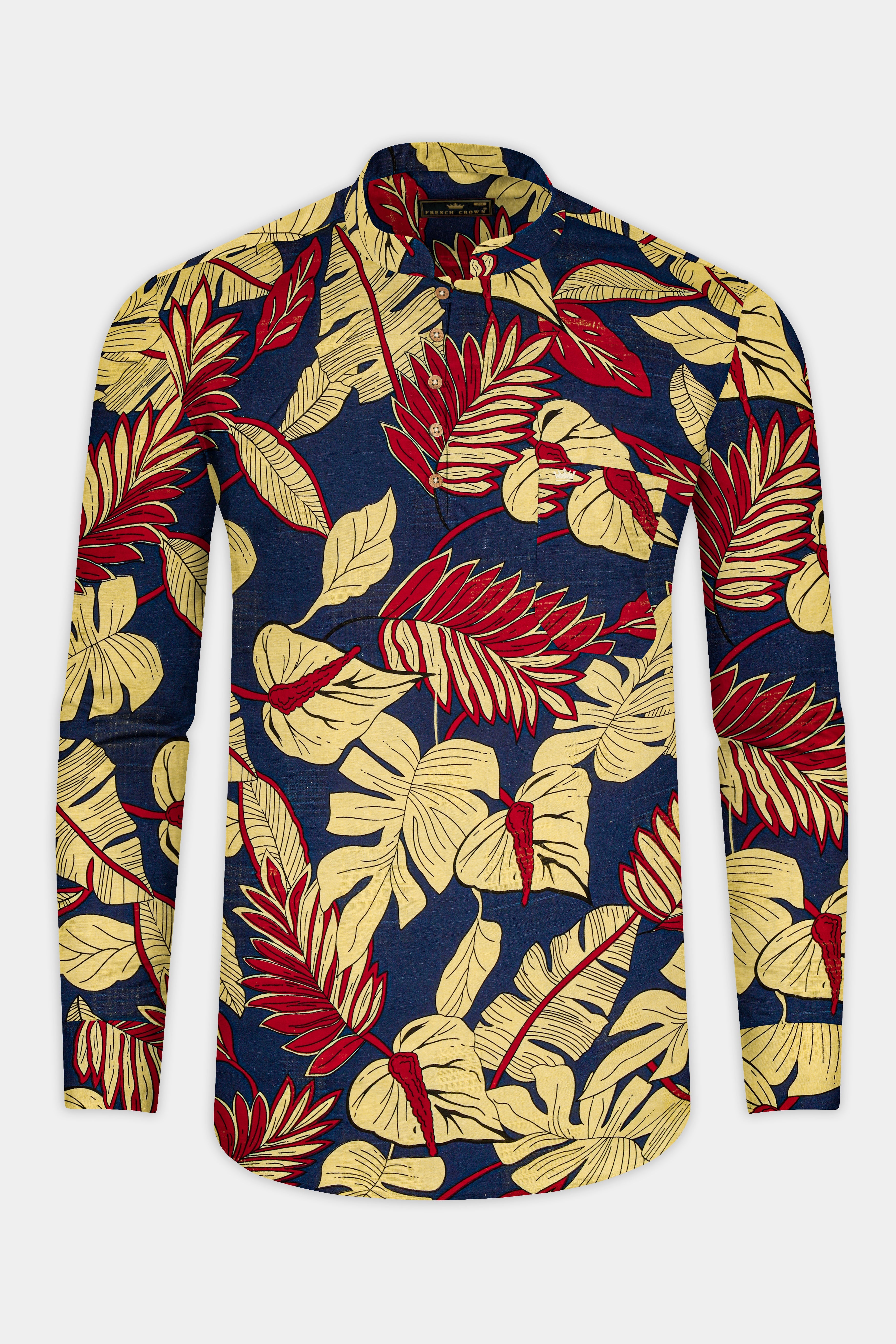 Marzipan Yellow With Scarpa Blue Funky Printed Luxurious Linen Kurta Shirt 12806-KS-38, 12806-KS-H-38, 12806-KS-39, 12806-KS-H-39, 12806-KS-40, 12806-KS-H-40, 12806-KS-42, 12806-KS-H-42, 12806-KS-44, 12806-KS-H-44, 12806-KS-46, 12806-KS-H-46, 12806-KS-48, 12806-KS-H-48, 12806-KS-50, 12806-KS-H-50, 12806-KS-52, 12806-KS-H-52