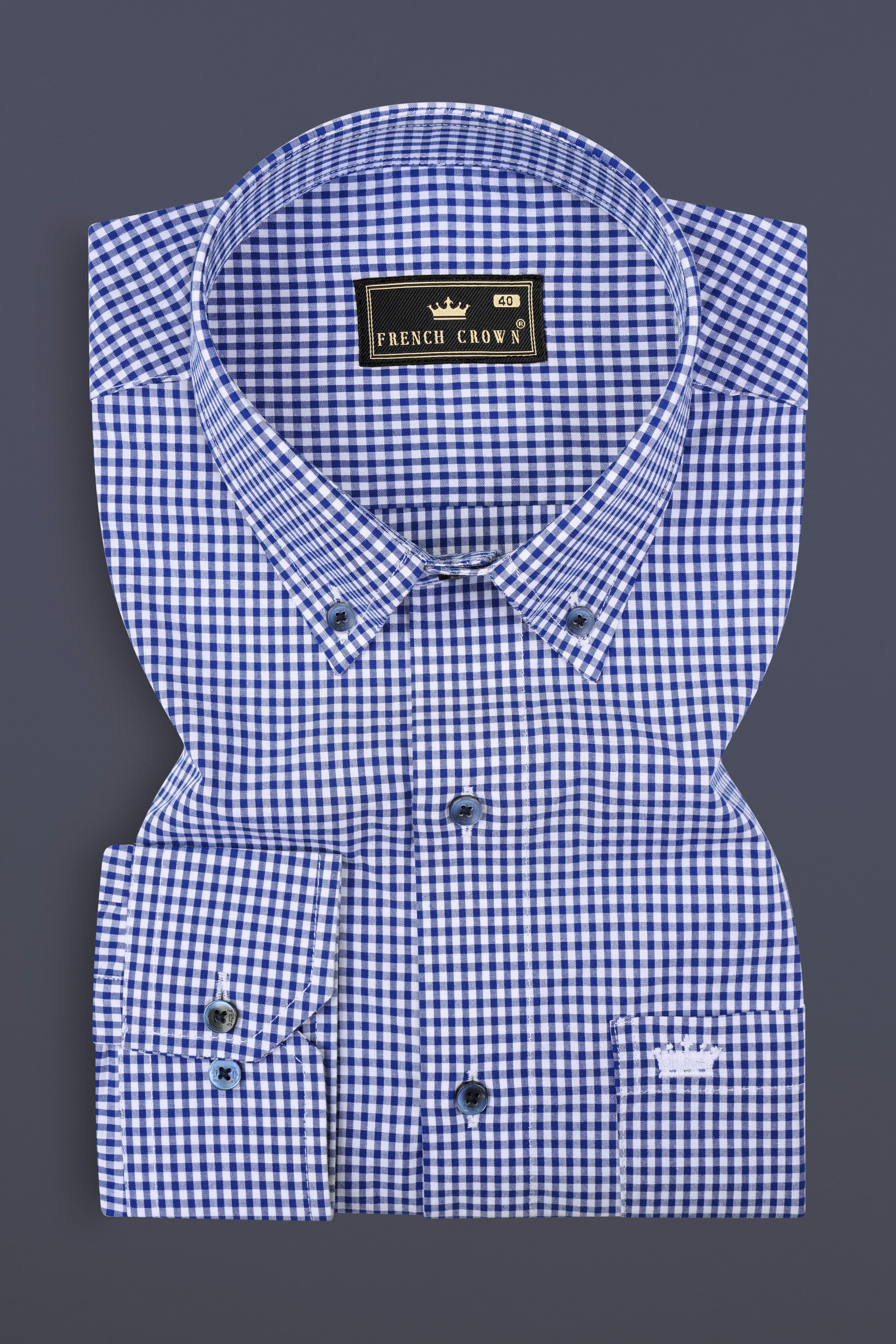 Violent Blue And Bright White Micro Checkered Giza Cotton Shirt 12927-BD-BLE-38, 12927-BD-BLE-H-38, 12927-BD-BLE-39, 12927-BD-BLE-H-39, 12927-BD-BLE-40, 12927-BD-BLE-H-40, 12927-BD-BLE-42, 12927-BD-BLE-H-42, 12927-BD-BLE-44, 12927-BD-BLE-H-44, 12927-BD-BLE-46, 12927-BD-BLE-H-46, 12927-BD-BLE-48, 12927-BD-BLE-H-48, 12927-BD-BLE-50, 12927-BD-BLE-H-50, 12927-BD-BLE-52, 12927-BD-BLE-H-52