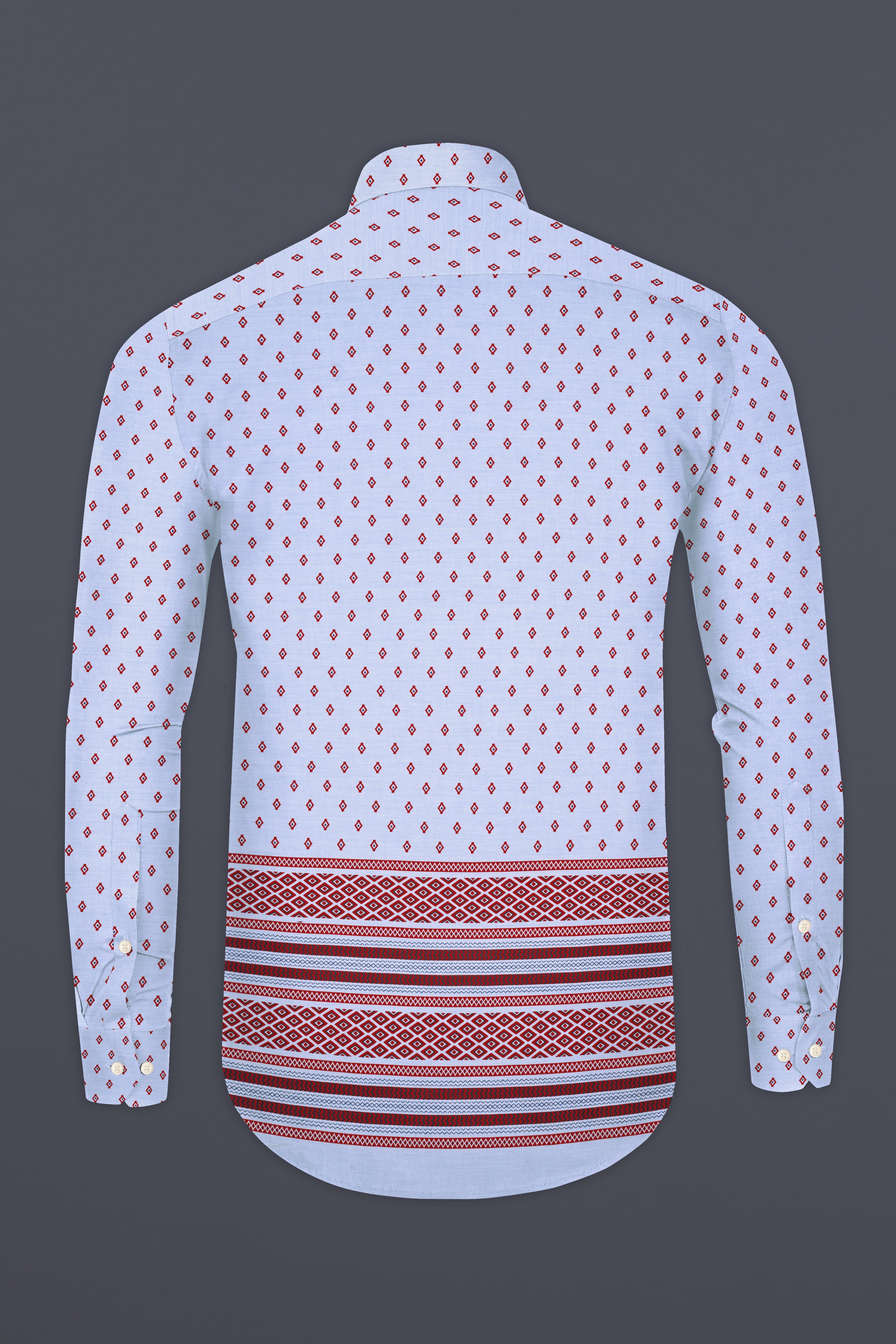 Periwinkle Blue Printed Twill Premium Cotton Shirt 12951-CA-38, 12951-CA-H-38, 12951-CA-39, 12951-CA-H-39, 12951-CA-40, 12951-CA-H-40, 12951-CA-42, 12951-CA-H-42, 12951-CA-44, 12951-CA-H-44, 12951-CA-46, 12951-CA-H-46, 12951-CA-48, 12951-CA-H-48, 12951-CA-50, 12951-CA-H-50, 12951-CA-52, 12951-CA-H-52