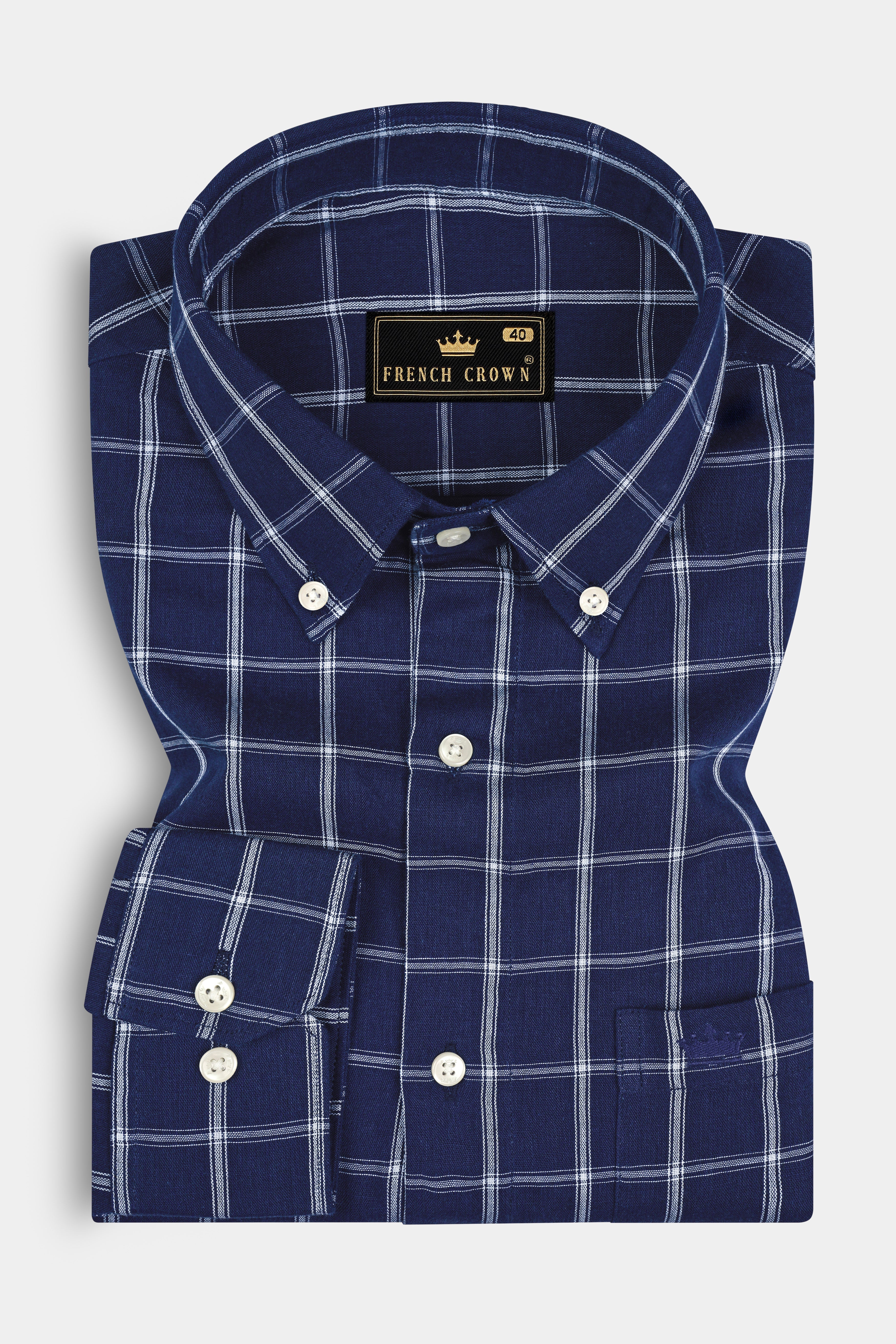 Zodiac Blue Checked Twill Premium Cotton Shirt 12958-BD-38, 12958-BD-H-38, 12958-BD-39, 12958-BD-H-39, 12958-BD-40, 12958-BD-H-40, 12958-BD-42, 12958-BD-H-42, 12958-BD-44, 12958-BD-H-44, 12958-BD-46, 12958-BD-H-46, 12958-BD-48, 12958-BD-H-48, 12958-BD-50, 12958-BD-H-50, 12958-BD-52, 12958-BD-H-52