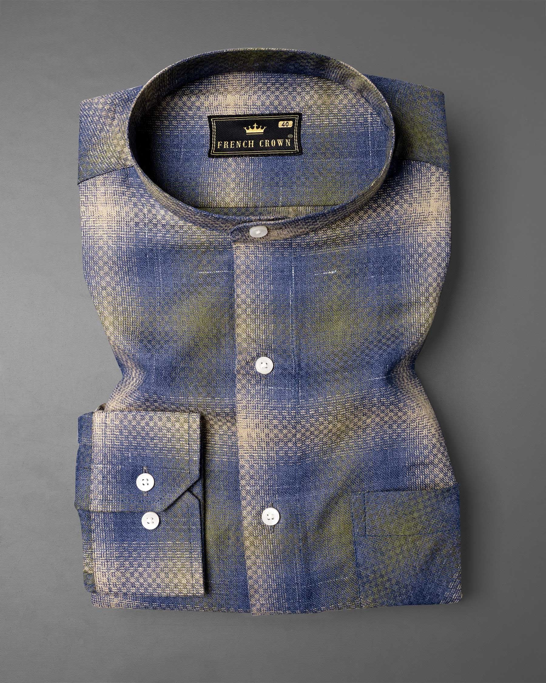 Marine blue and Fawn Brown Twill Premium Cotton Shirt 6897-M-38,6897-M-38,6897-M-39,6897-M-39,6897-M-40,6897-M-40,6897-M-42,6897-M-42,6897-M-44,6897-M-44,6897-M-46,6897-M-46,6897-M-48,6897-M-48,6897-M-50,6897-M-50,6897-M-52,6897-M-52