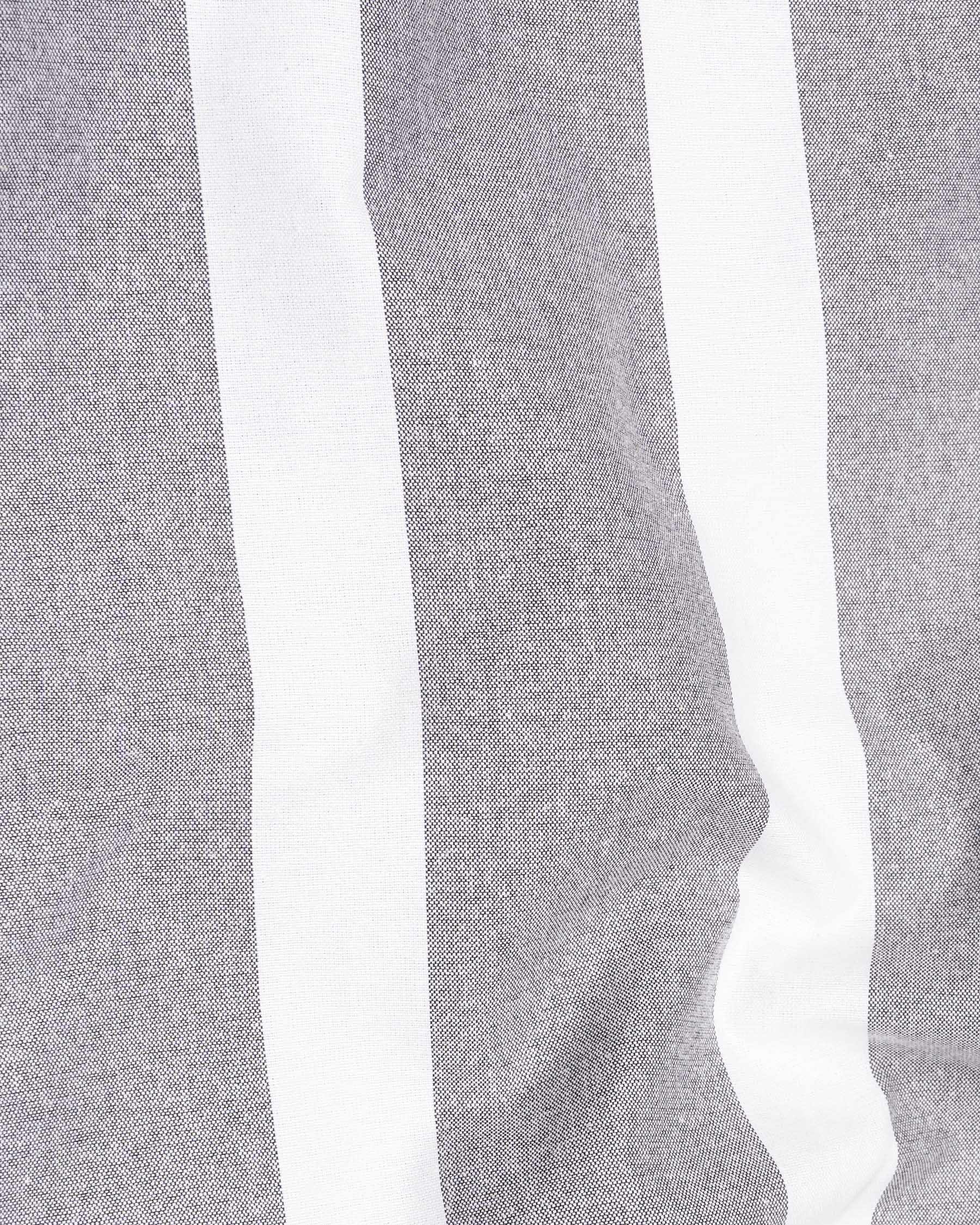 Star Dust Gray and White Striped Royal Oxford Shirt 7526-38, 7526-H-38, 7526-39, 7526-H-39, 7526-40, 7526-H-40, 7526-42, 7526-H-42, 7526-44, 7526-H-44, 7526-46, 7526-H-46, 7526-48, 7526-H-48, 7526-50, 7526-H-50, 7526-52, 7526-H-52
