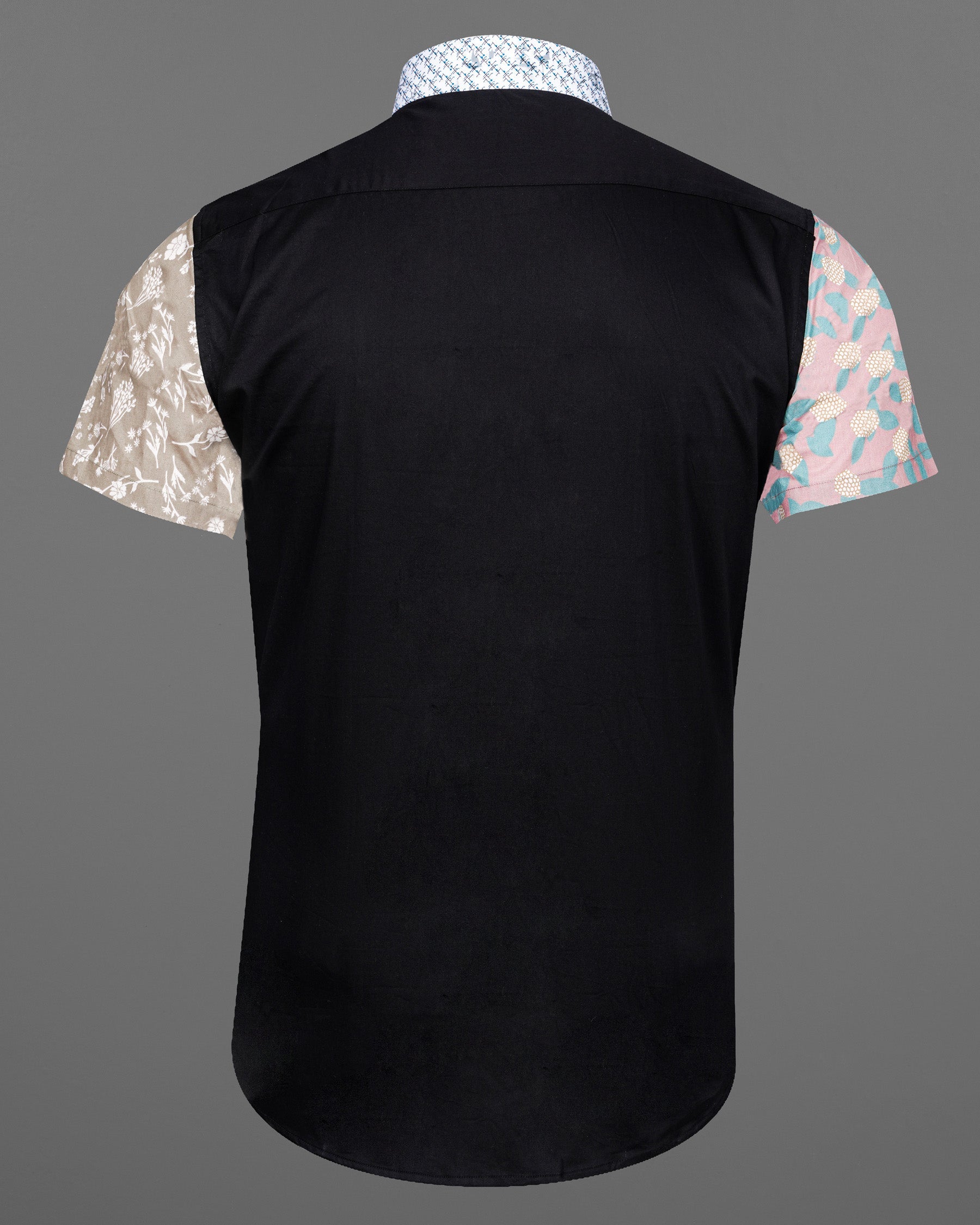 Acapulco Green with Jade Black Super Soft Premium Cotton Designer Shirt 7784-P90-H-38, 7784-P90-H-39, 7784-P90-H-40, 7784-P90-H-42, 7784-P90-H-44, 7784-P90-H-46, 7784-P90-H-48, 7784-P90-H-50, 7784-P90-H-52