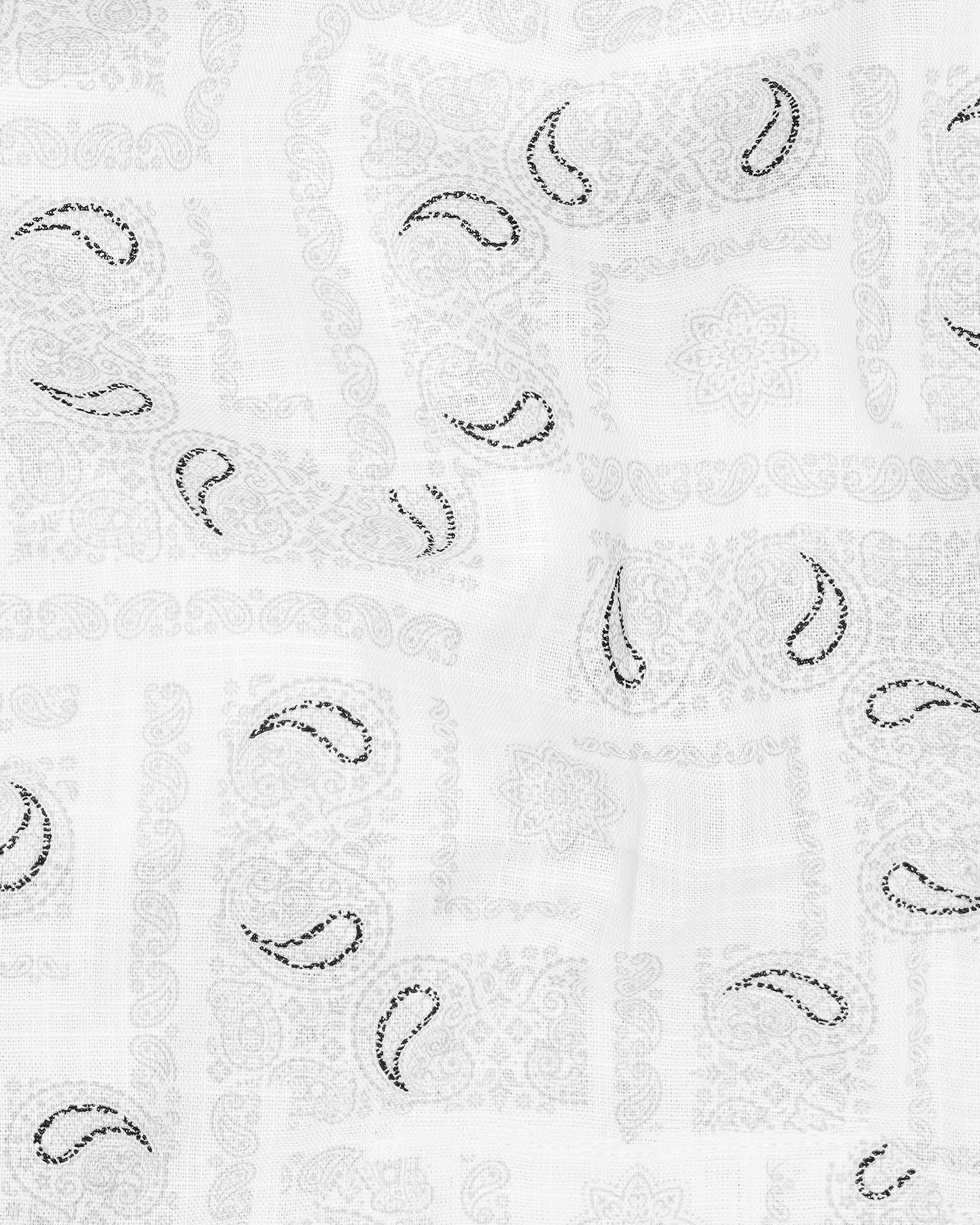 Bright White Paisley Printed Luxurious Linen Shirt 7845-BD-BLK-38, 7845-BD-BLK-H-38, 7845-BD-BLK-39,7845-BD-BLK-H-39, 7845-BD-BLK-40, 7845-BD-BLK-H-40, 7845-BD-BLK-42, 7845-BD-BLK-H-42, 7845-BD-BLK-44, 7845-BD-BLK-H-44, 7845-BD-BLK-46, 7845-BD-BLK-H-46, 7845-BD-BLK-48, 7845-BD-BLK-H-48, 7845-BD-BLK-50, 7845-BD-BLK-H-50, 7845-BD-BLK-52, 7845-BD-BLK-H-52