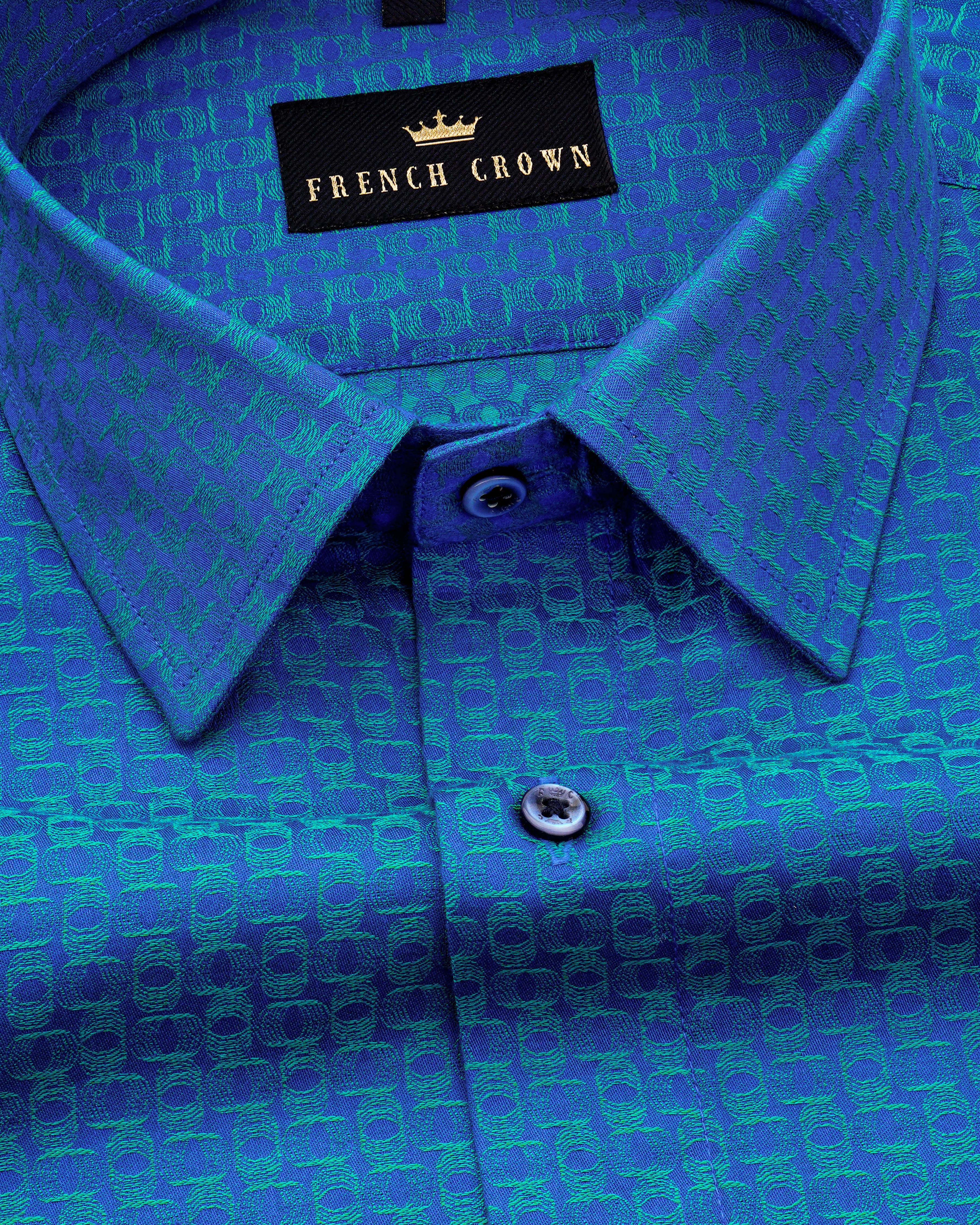Cobalt Blue Jacquard textured Premium Giza Cotton Shirt 8561-BLE-38,8561-BLE-H-38,8561-BLE-39,8561-BLE-H-39,8561-BLE-40,8561-BLE-H-40,8561-BLE-42,8561-BLE-H-42,8561-BLE-44,8561-BLE-H-44,8561-BLE-46,8561-BLE-H-46,8561-BLE-48,8561-BLE-H-48,8561-BLE-50,8561-BLE-H-50,8561-BLE-52,8561-BLE-H-52