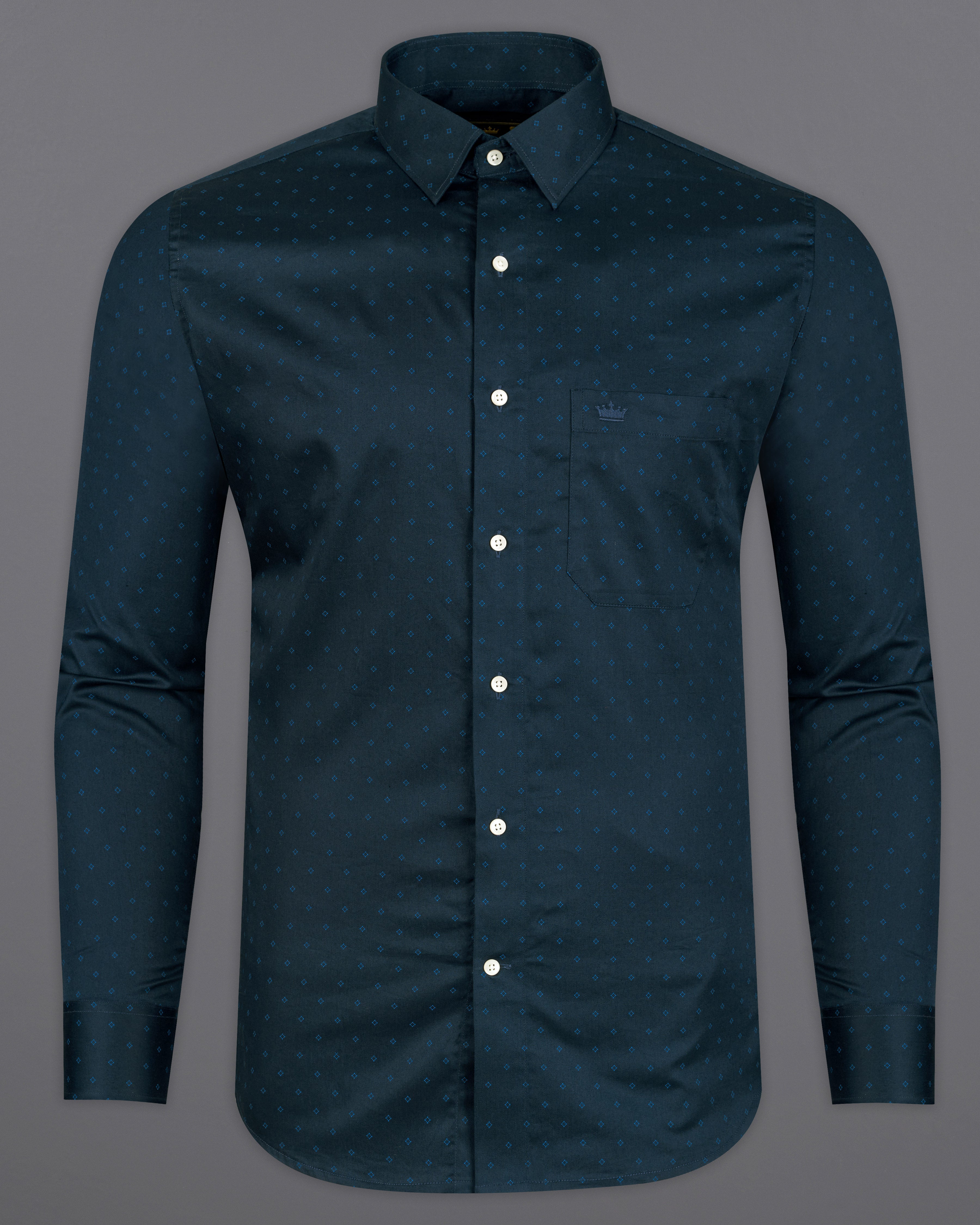 Mirage Dark Blue with Rhino Blue Super Soft Premium Cotton Shirt 9609-38,9609-H-38,9609-39,9609-H-39,9609-40,9609-H-40,9609-42,9609-H-42,9609-44,9609-H-44,9609-46,9609-H-46,9609-48,9609-H-48,9609-50,9609-H-50,9609-52,9609-H-52
