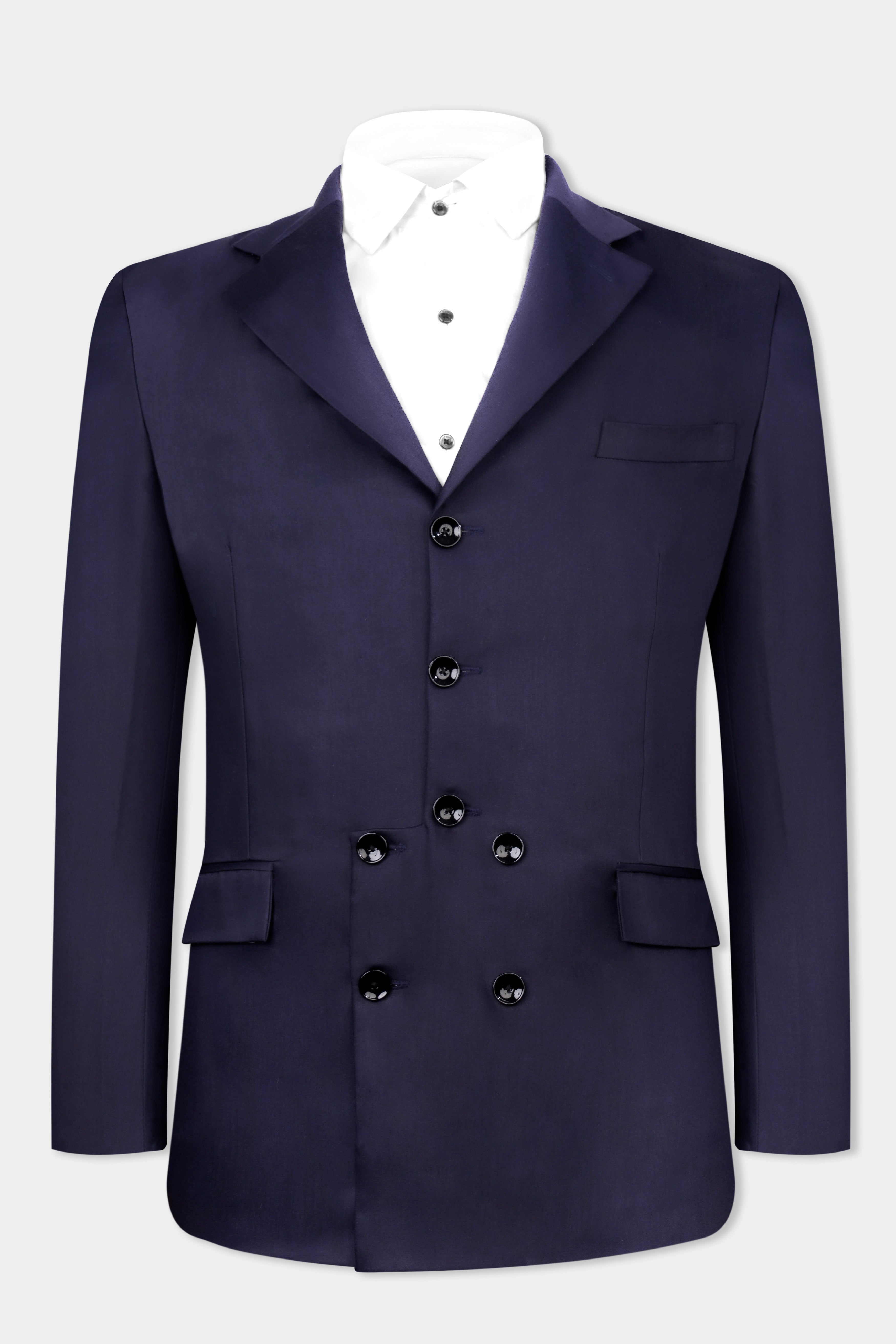Space Cadet Blue Wool Rich Designer Blazer BL3015-D188-36, BL3015-D188-38, BL3015-D188-40, BL3015-D188-42, BL3015-D188-44, BL3015-D188-46, BL3015-D188-48, BL3015-D188-50, BL3015-D188-52, BL3015-D188-54, BL3015-D188-56, BL3015-D188-58, BL3015-D188-60