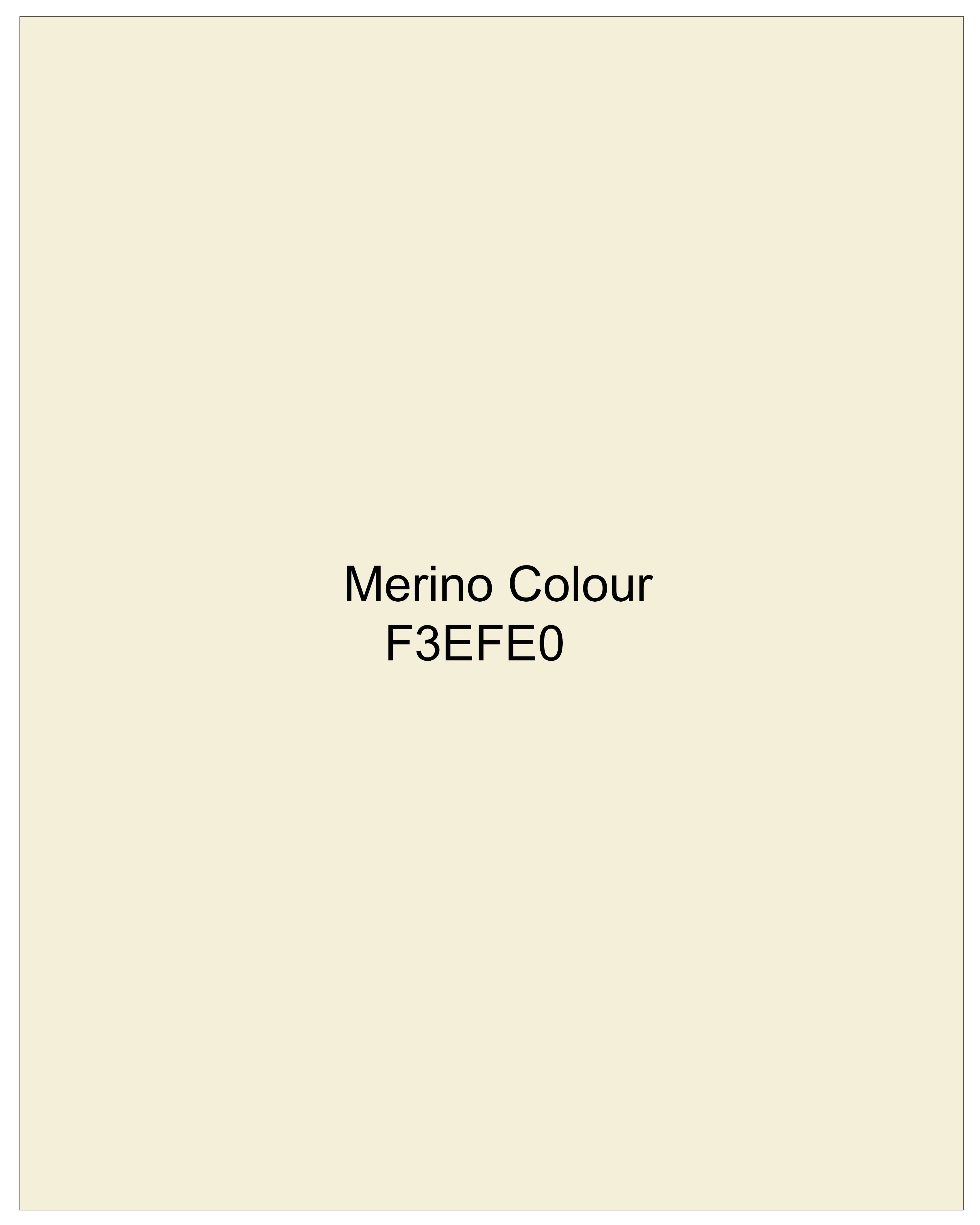 Merino Cream Cross Placket Bandhgala Premium Cotton Stretchable traveler Suit