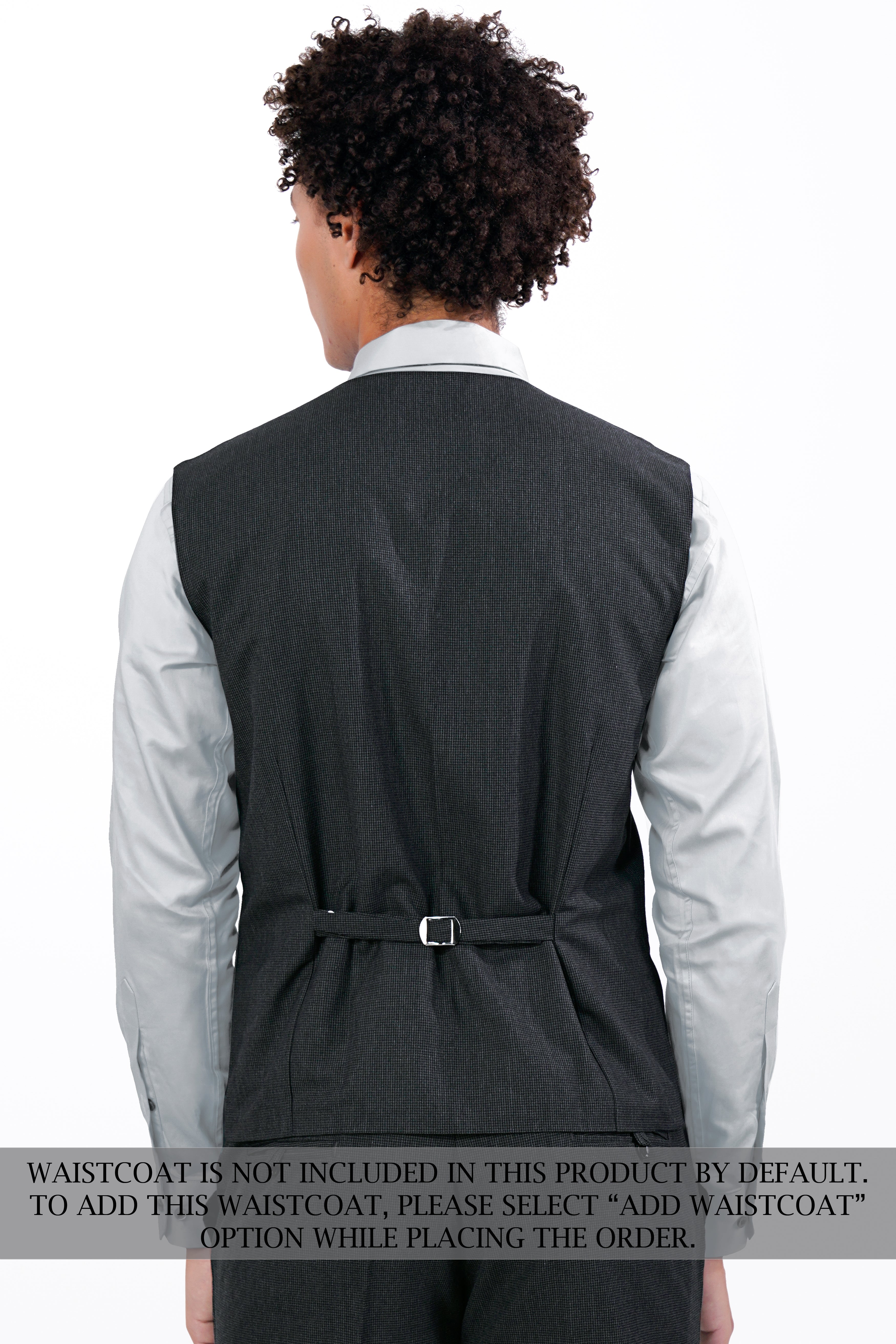 Capecod Gray Wool Rich Double Breasted Designer Trench Coat With Pant