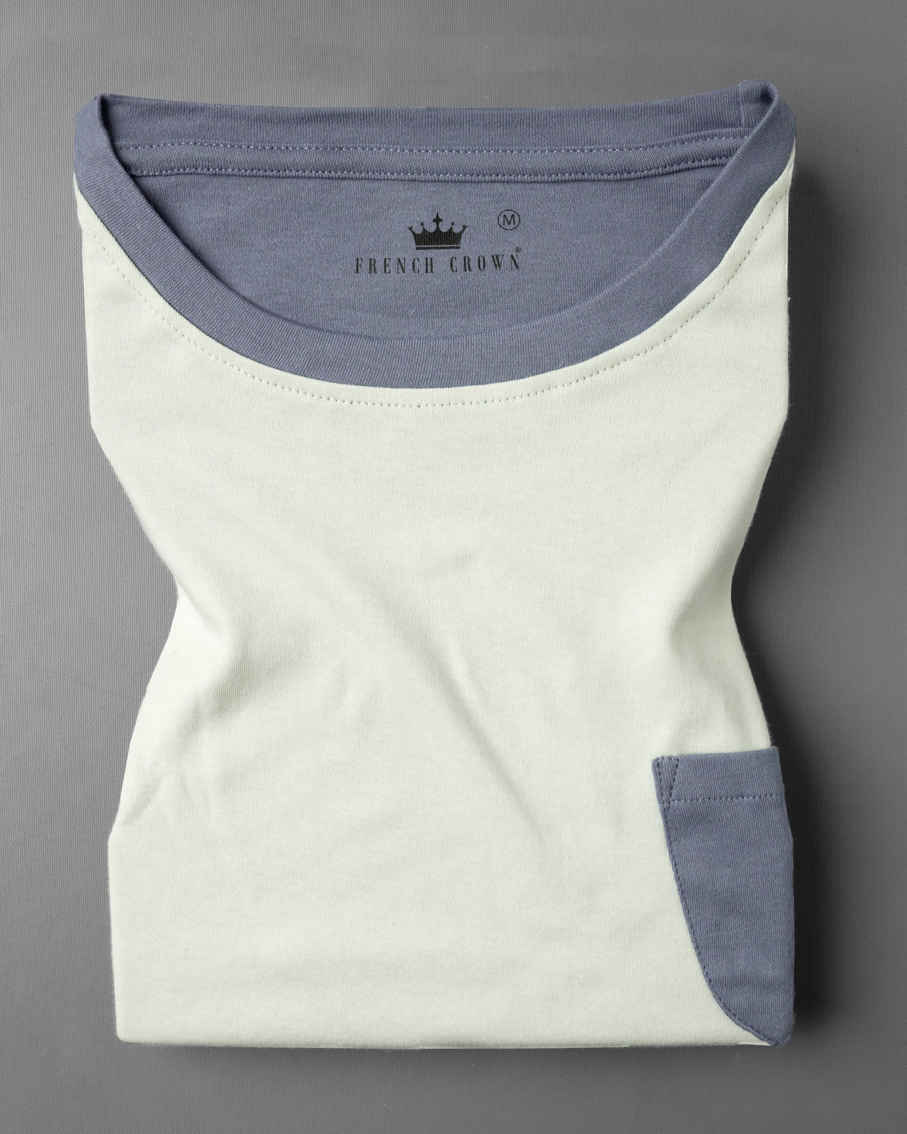 Pista with waterloo blue Super Soft heavyweight premium cotton winter T-shirt TS413-S, TS413-M, TS413-L, TS413-XL, TS413-XXL