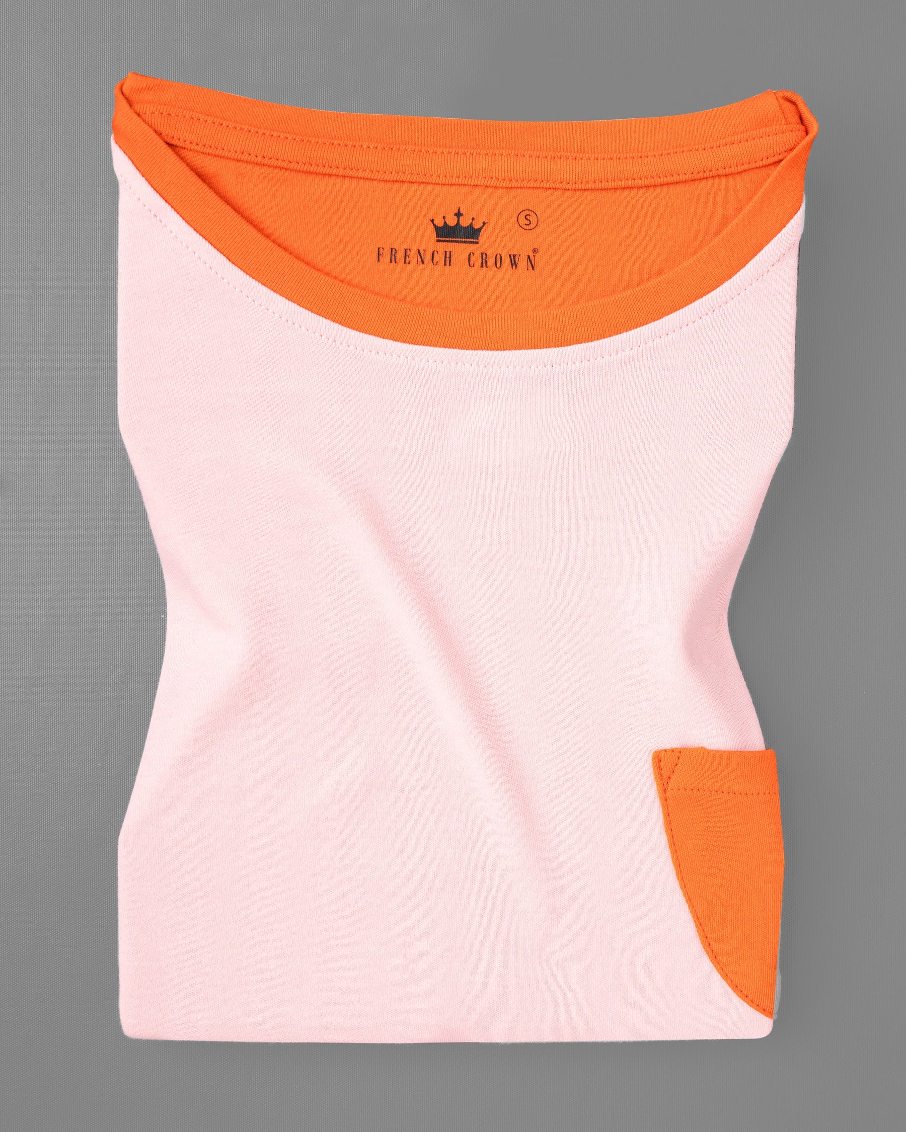 Misty Rose Pink Super Soft Premium Cotton T-Shirt TS417-S, TS417-M, TS417-L, TS417-XL, TS417-XXL, TS417-3XL, TS417-4XL