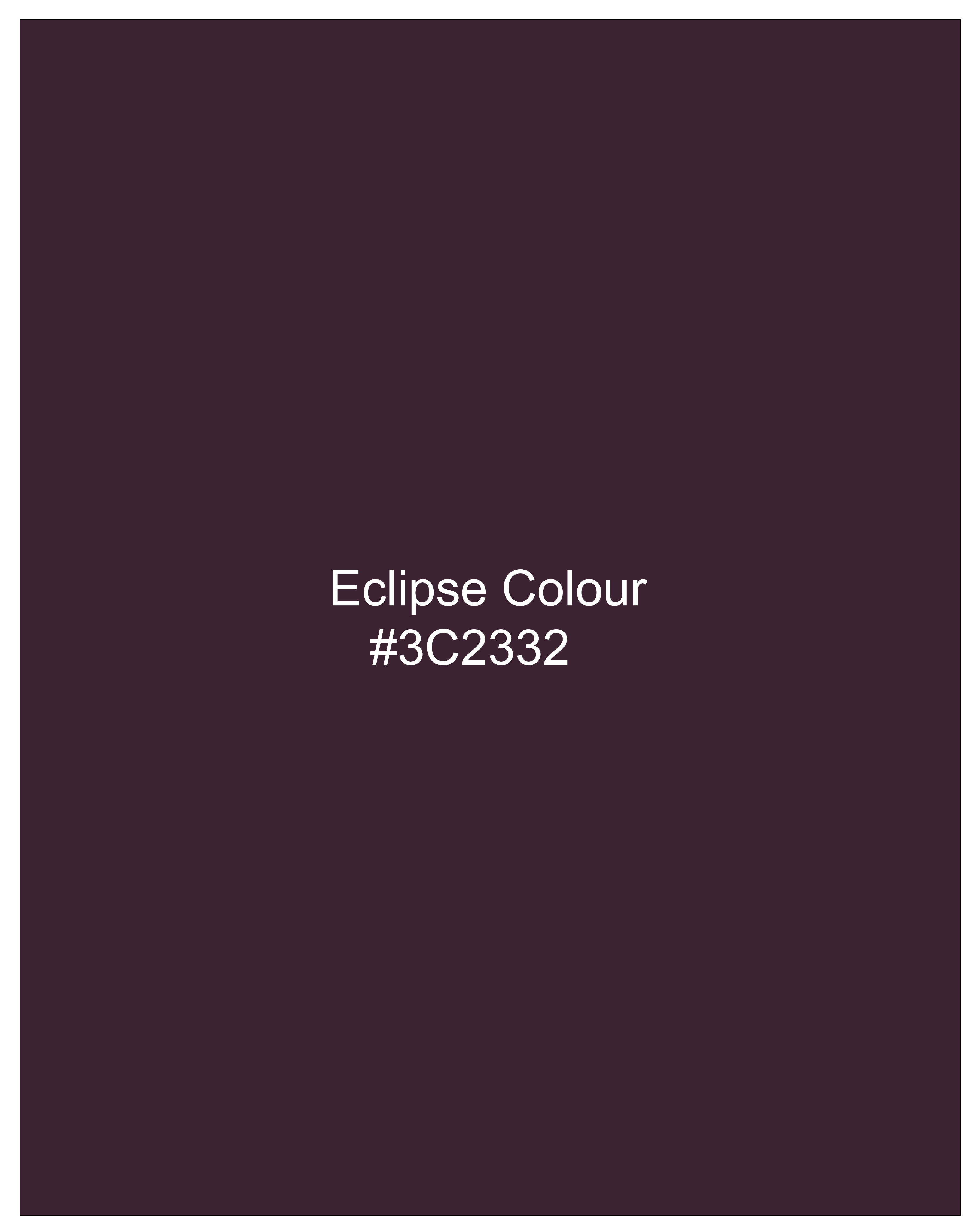 Eclipse Wine Textured Nehru Jacket WC2256-36, WC2256-38, WC2256-40, WC2256-42, WC2256-44, WC2256-46, WC2256-48, WC2256-50, WC2256-52, WC2256-54, WC2256-56, WC2256-58, WC2256-60