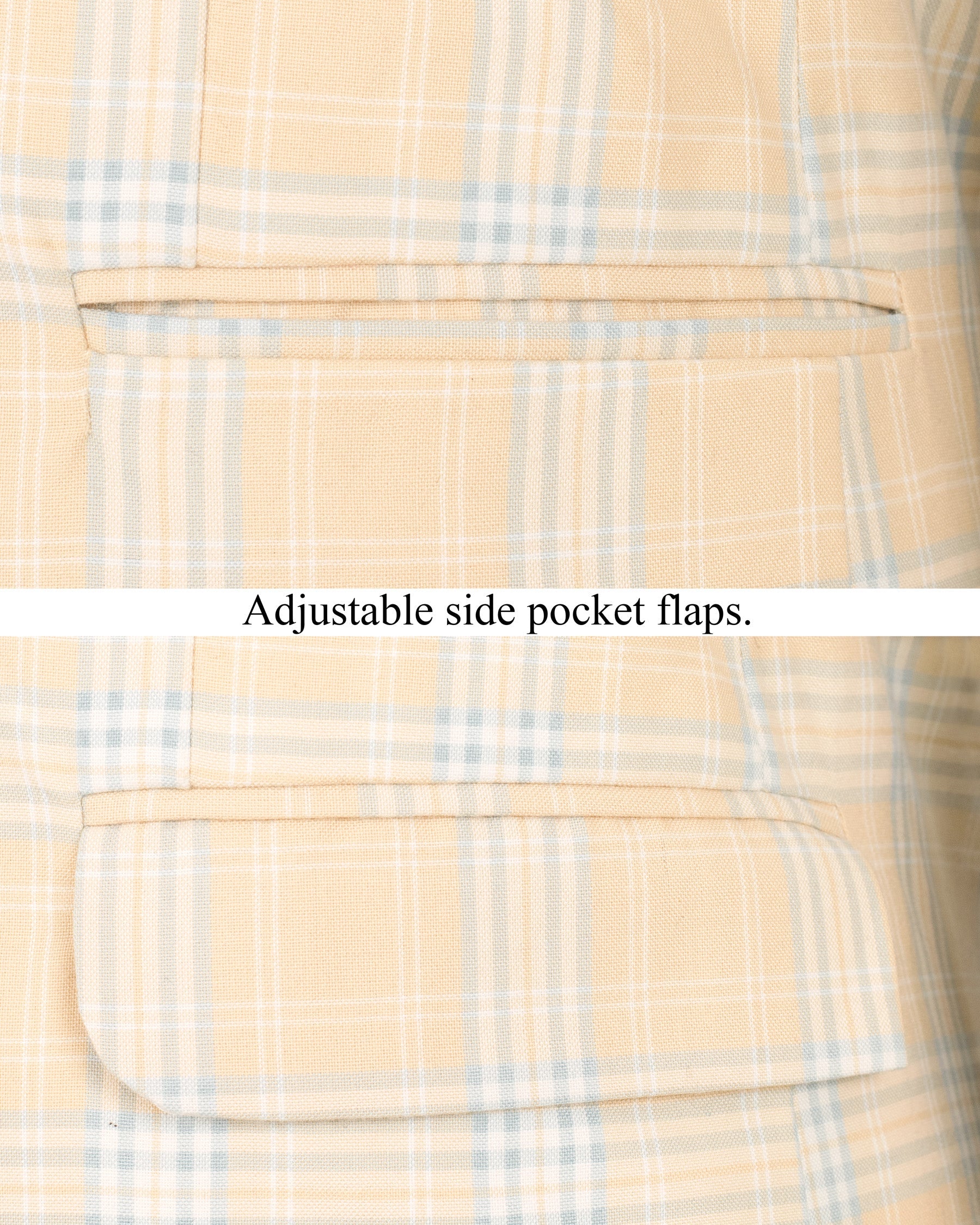 Karry Plaid Cross Buttoned Bandhgala Wool Rich Suit ST1317-CBG-36, ST1317-CBG-38, ST1317-CBG-40, ST1317-CBG-42, ST1317-CBG-44, ST1317-CBG-46, ST1317-CBG-48, ST1317-CBG-50, ST1317-CBG-52, ST1317-CBG-54, ST1317-CBG-56, ST1317-CBG-58, ST1317-CBG-60