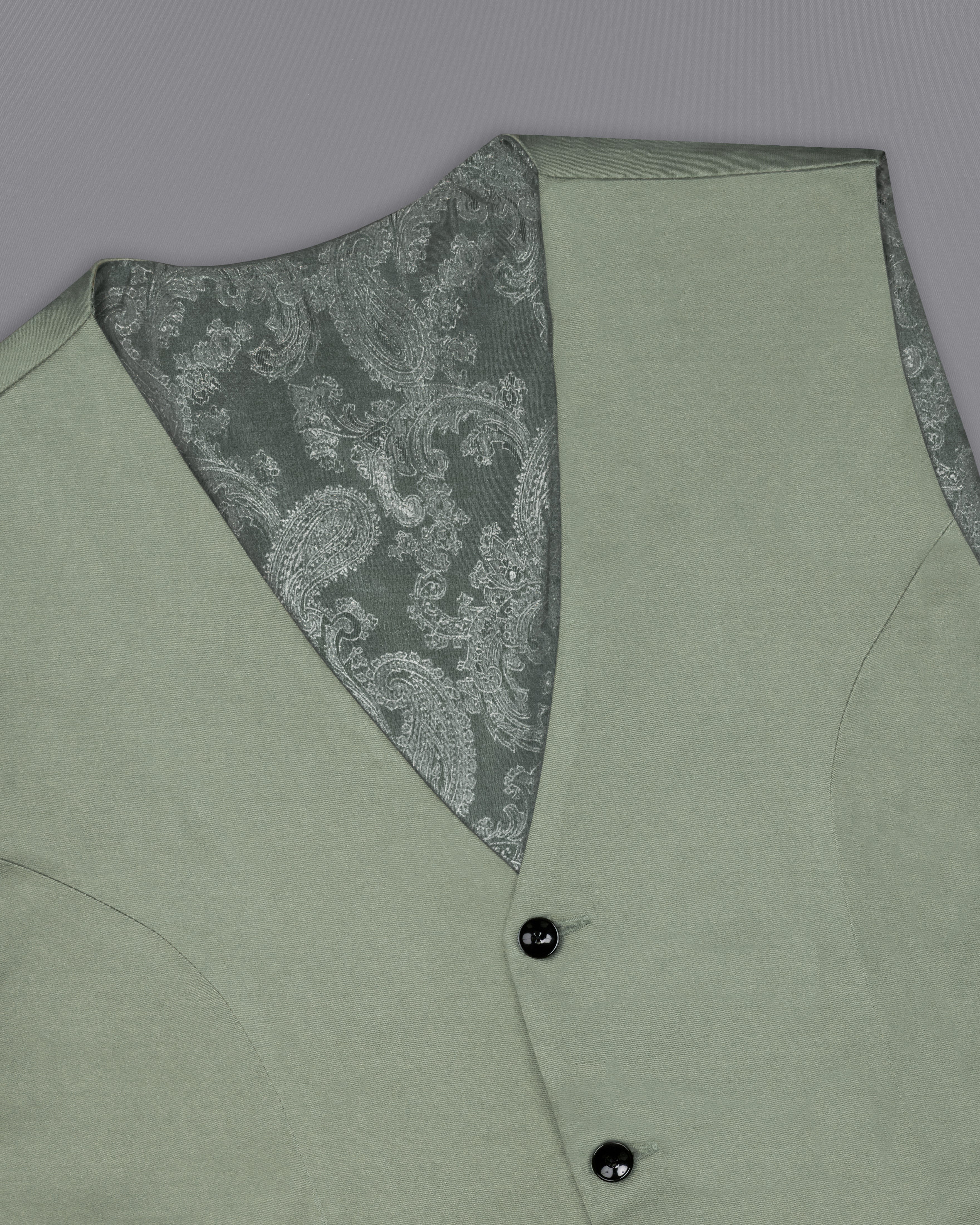 Granite Green Stretchable Premium Cotton Traveler Suit